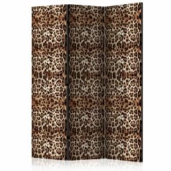 Paravent Animal Theme [Room Dividers] In Braun,Schwarz,Beige