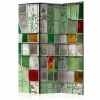 Paravent Emerald Stained Glass [Room Dividers] In Mehrfarbig
