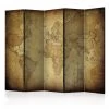 Paravent Old Map II [Room Dividers] In Braun,Schwarz