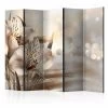 Paravent Princesses Of The Morning II [Room Dividers] In Weiß,Braun,Beige