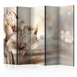 Paravent Princesses Of The Morning II [Room Dividers] In Weiß,Braun,Beige