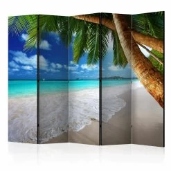 Paravent Tropical Island II [Room Dividers] In Türkis,Grau,Braun,Blau,Beige