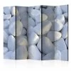 Paravent White Pebbles II [Room Dividers] In Schwarz-weiß