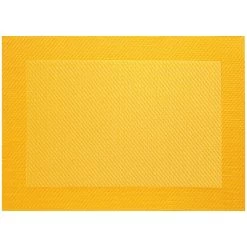 Tischset, Weboptik 46 X 33 Cm, Polychlorid In Gelb