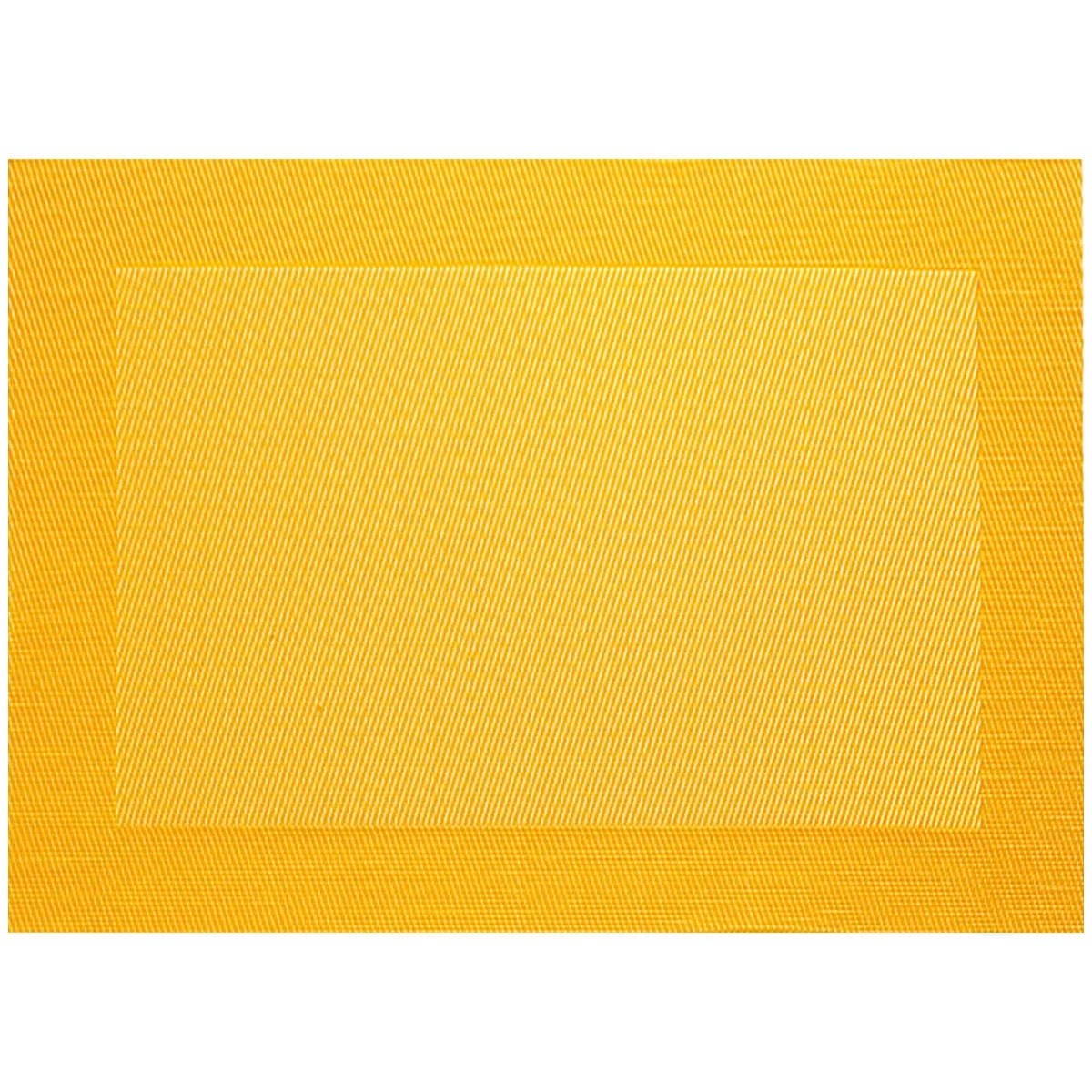 Tischset, Weboptik 46 X 33 Cm, Polychlorid In Gelb