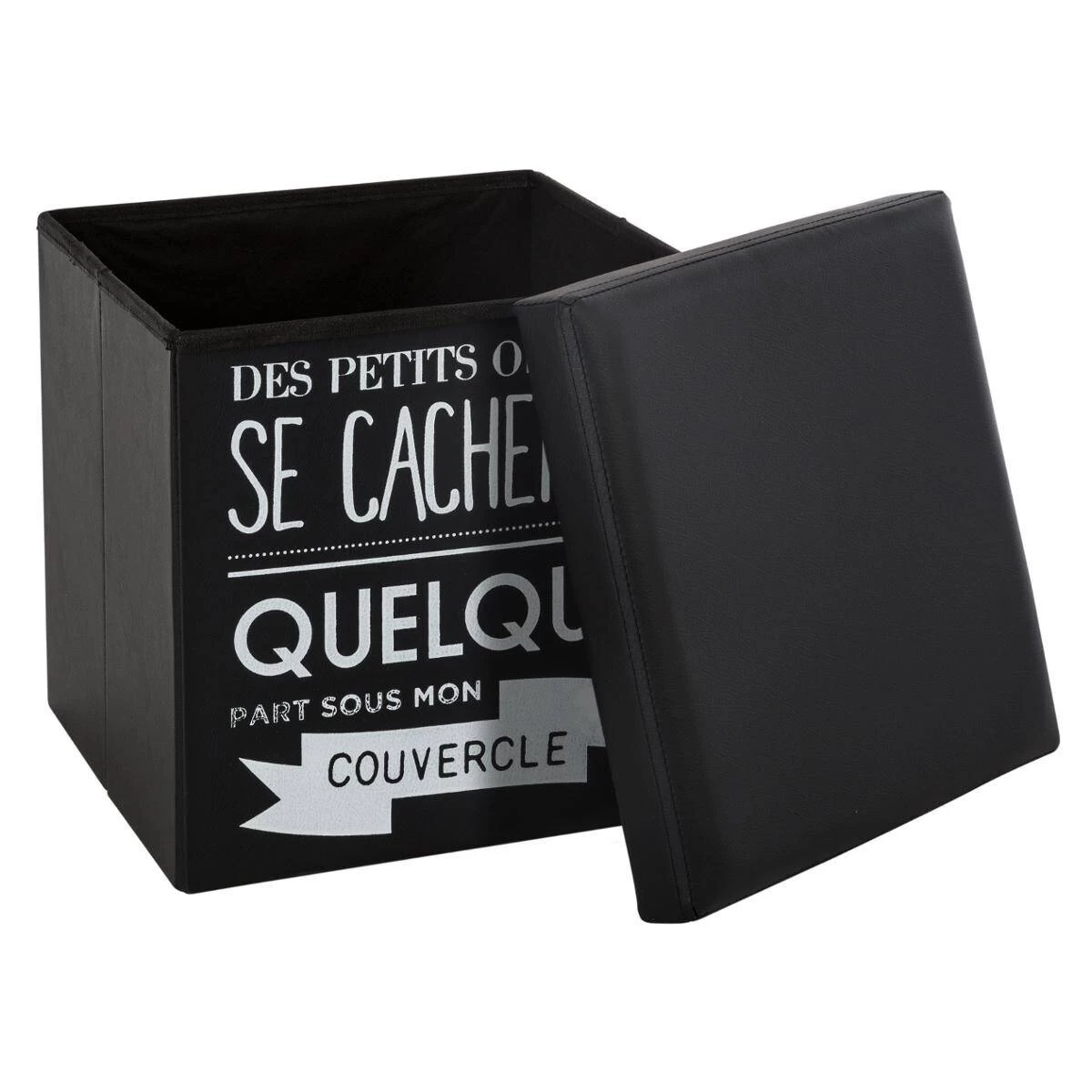 Klapphocker In Schwarz – Bild 2