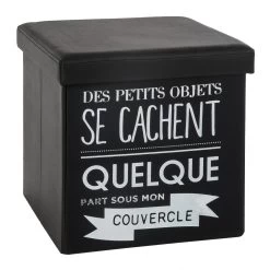 Klapphocker In Schwarz