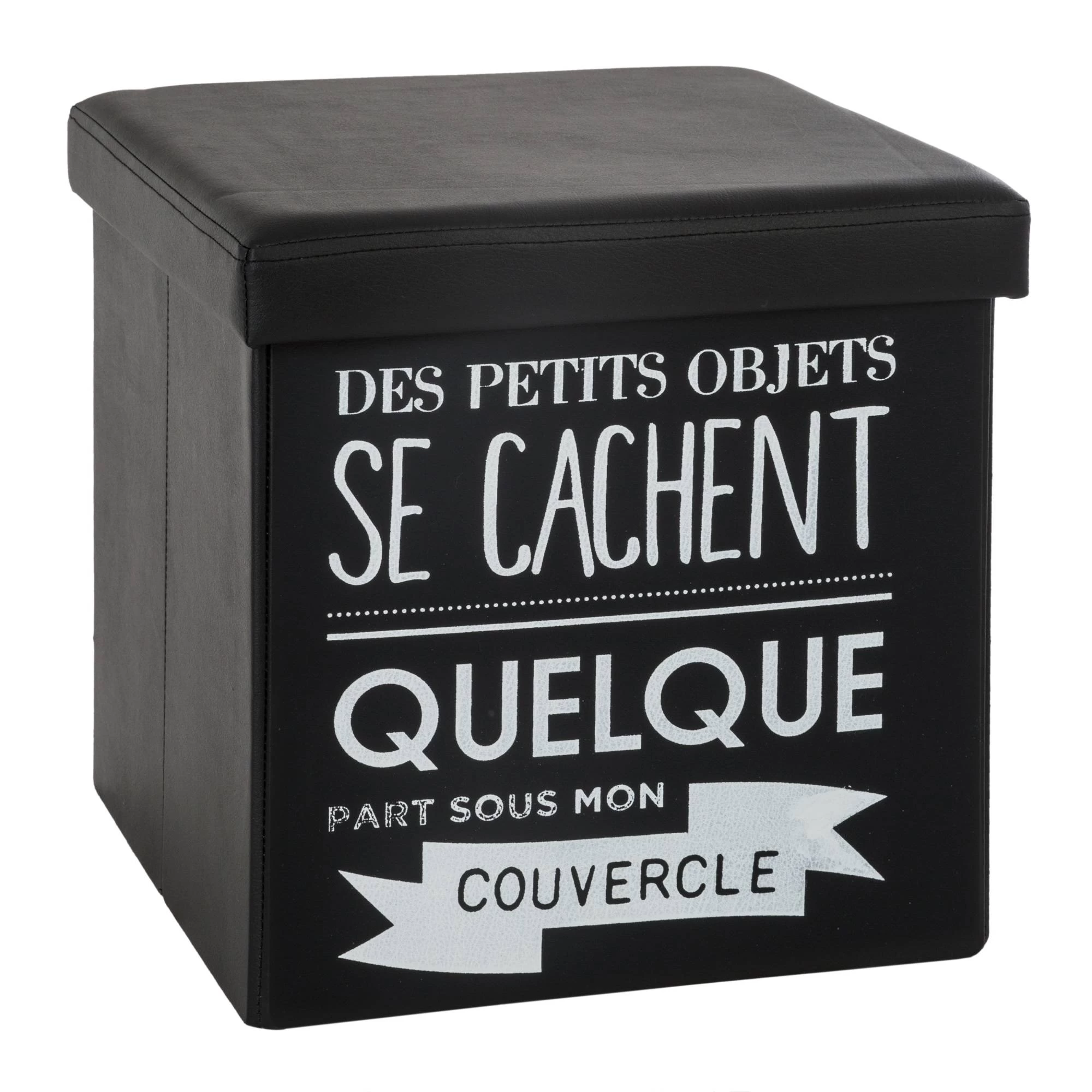 Klapphocker In Schwarz