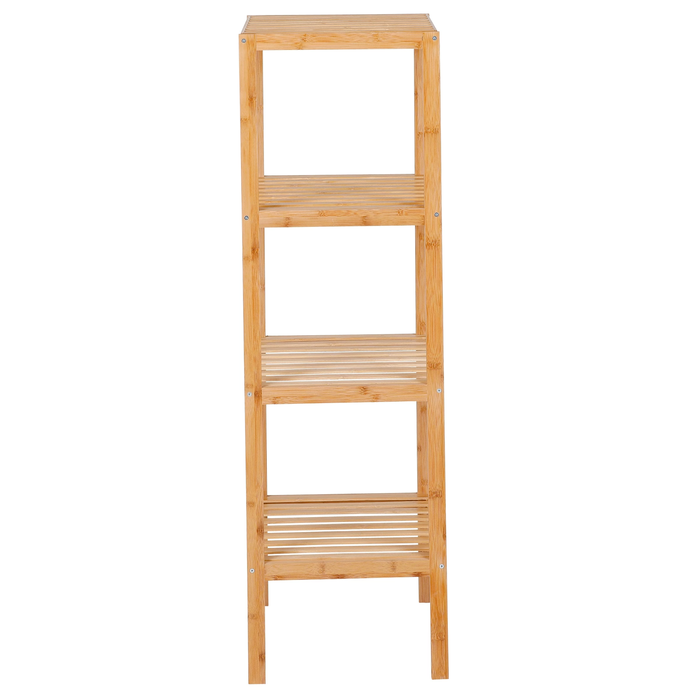Bambusregal, 4 Ablagen, Natur – Bild 3