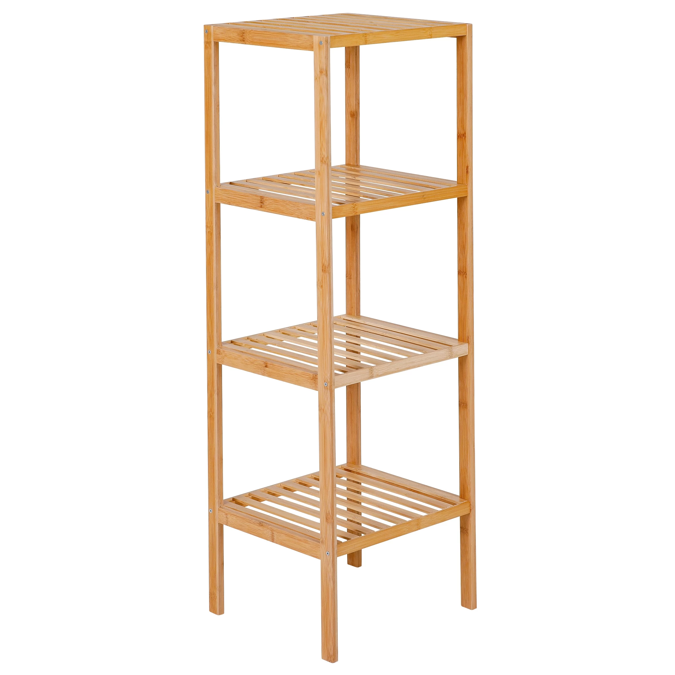 Bambusregal, 4 Ablagen, Natur