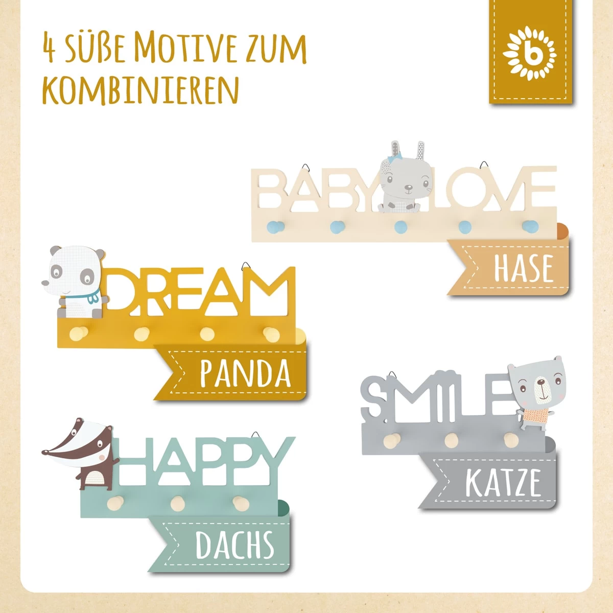 Garderobe Kinder Dream In Gelb – Bild 14