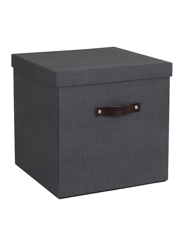Aufbewahrungsbox "Logan" In Schwarz - (B)31,5 X (H)31 X (T)31,5 Cm
