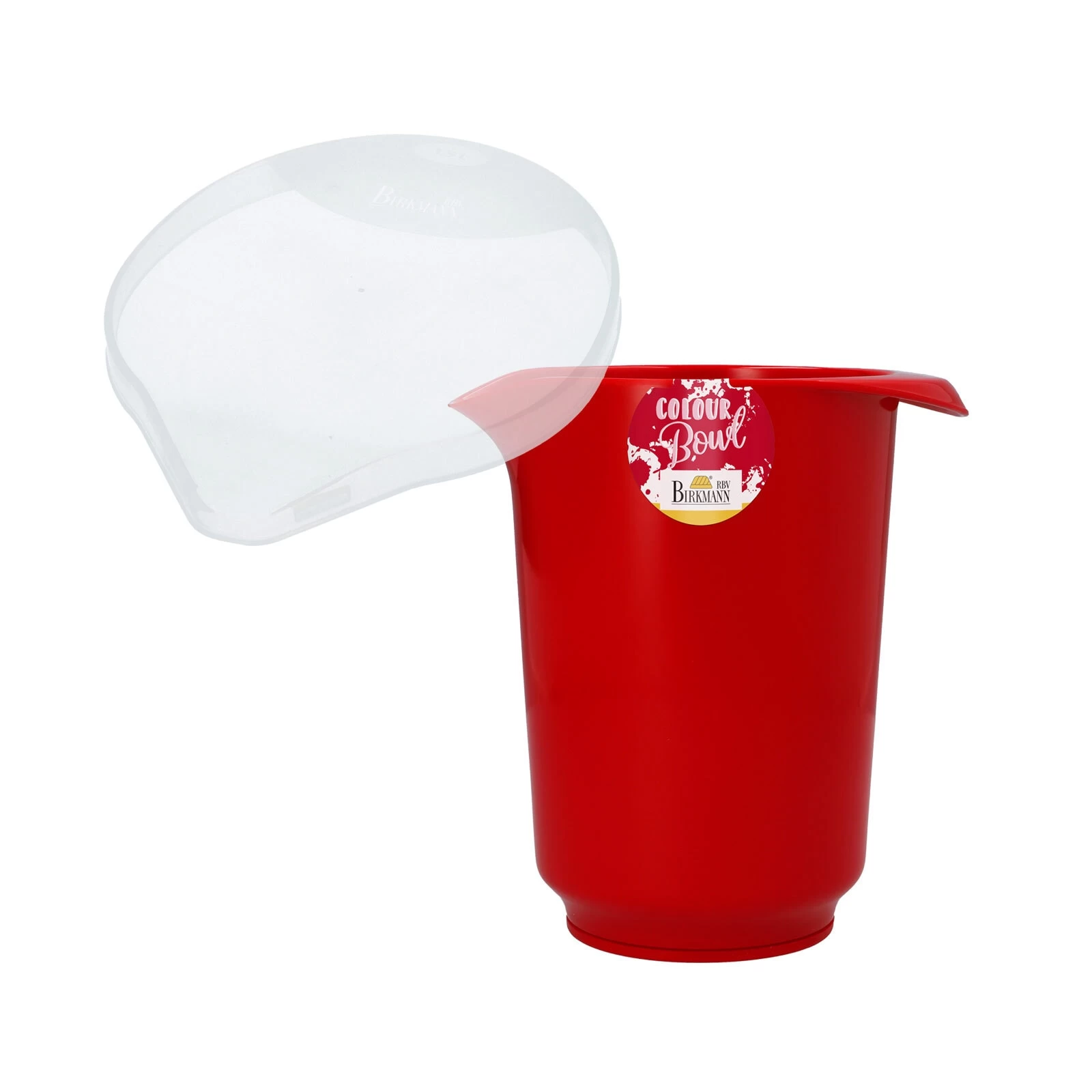 2er Set Rührschüssel Mit Deckel Colour Bowls 1,5 L In Rot