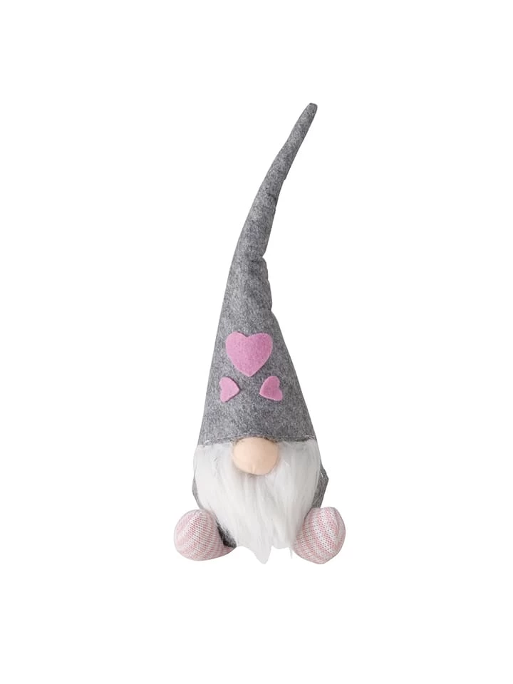 Dekofigur "Ivono" In Grau - (H)35 Cm