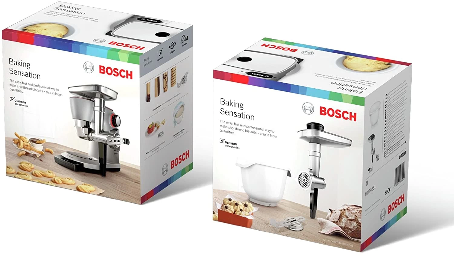 Bosch Fleischwolf Set BakingSensation MUZ9BS1 In Silber – Bild 2