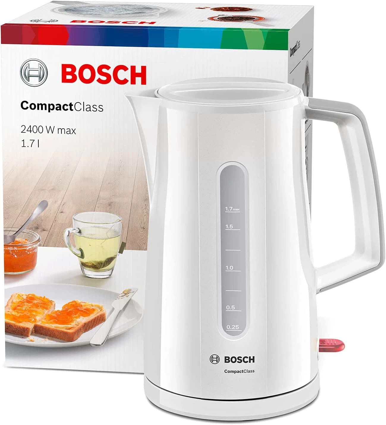 Bosch Wasserkocher CompactClass 1,7L In Weiß – Bild 2