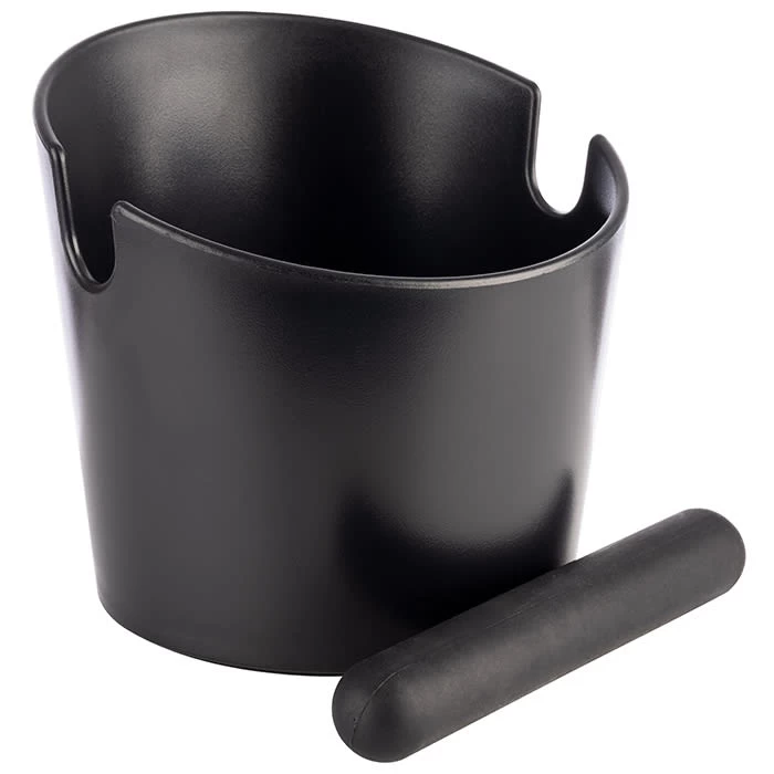 Abklopfbehälter Für Kaffeesatz In Schwarz, Maße: 16x16x15 Cm – Bild 2