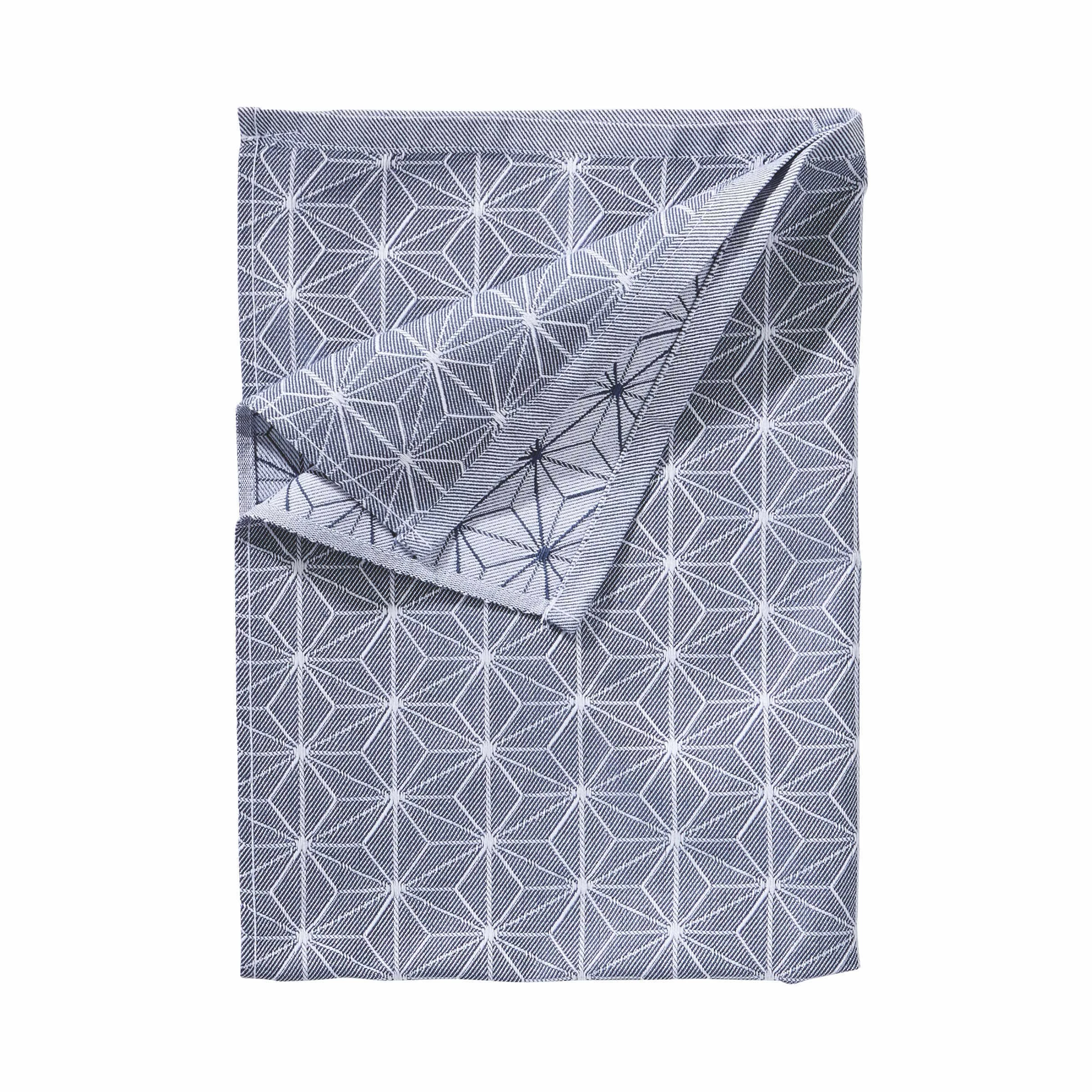 3x Küchentuch L 67 X B 50cm FJORD In Dunkelblau