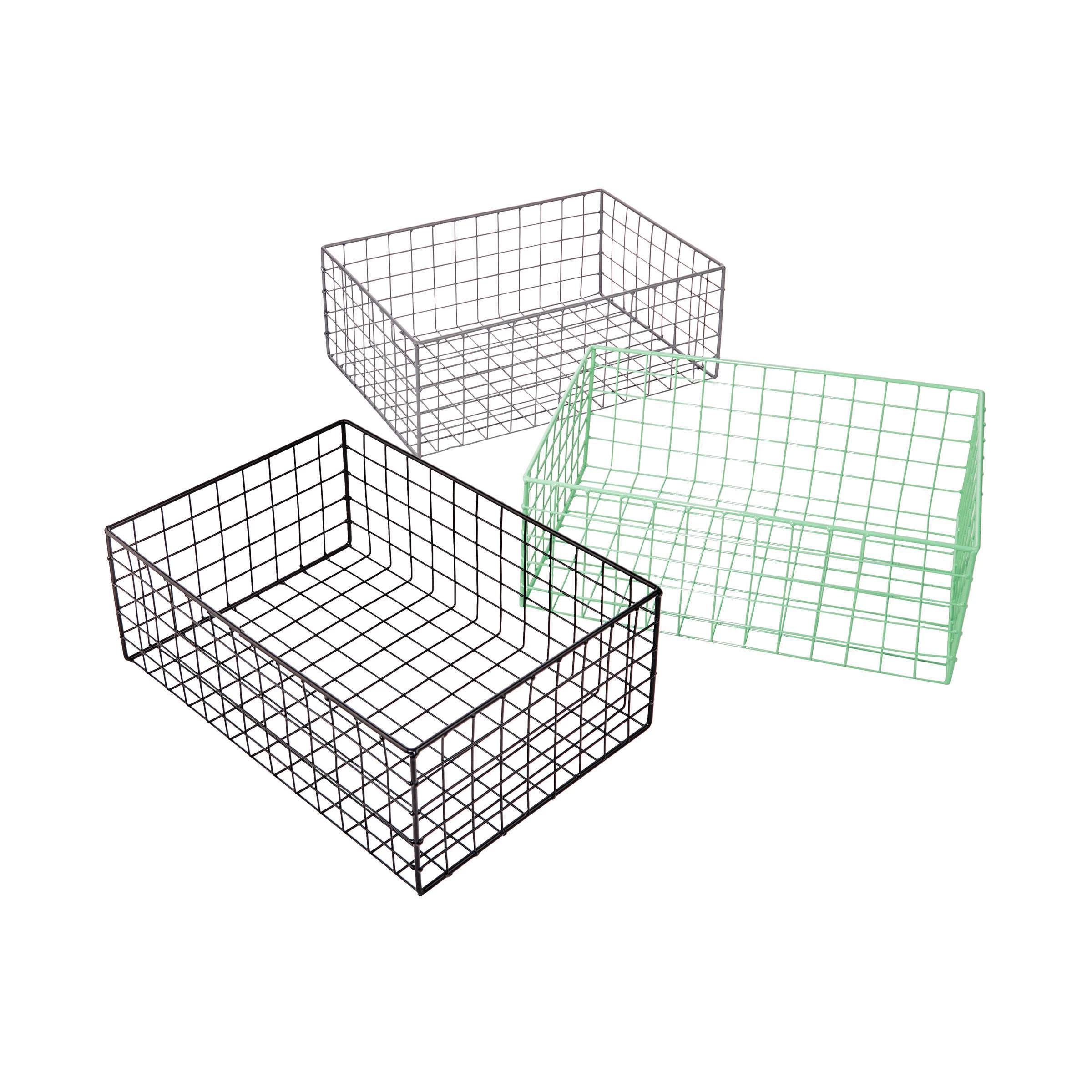 Aufbewahrungskorb Rechteckig L 34 X B 24cm DEPOSIT In Schwarz – Bild 2