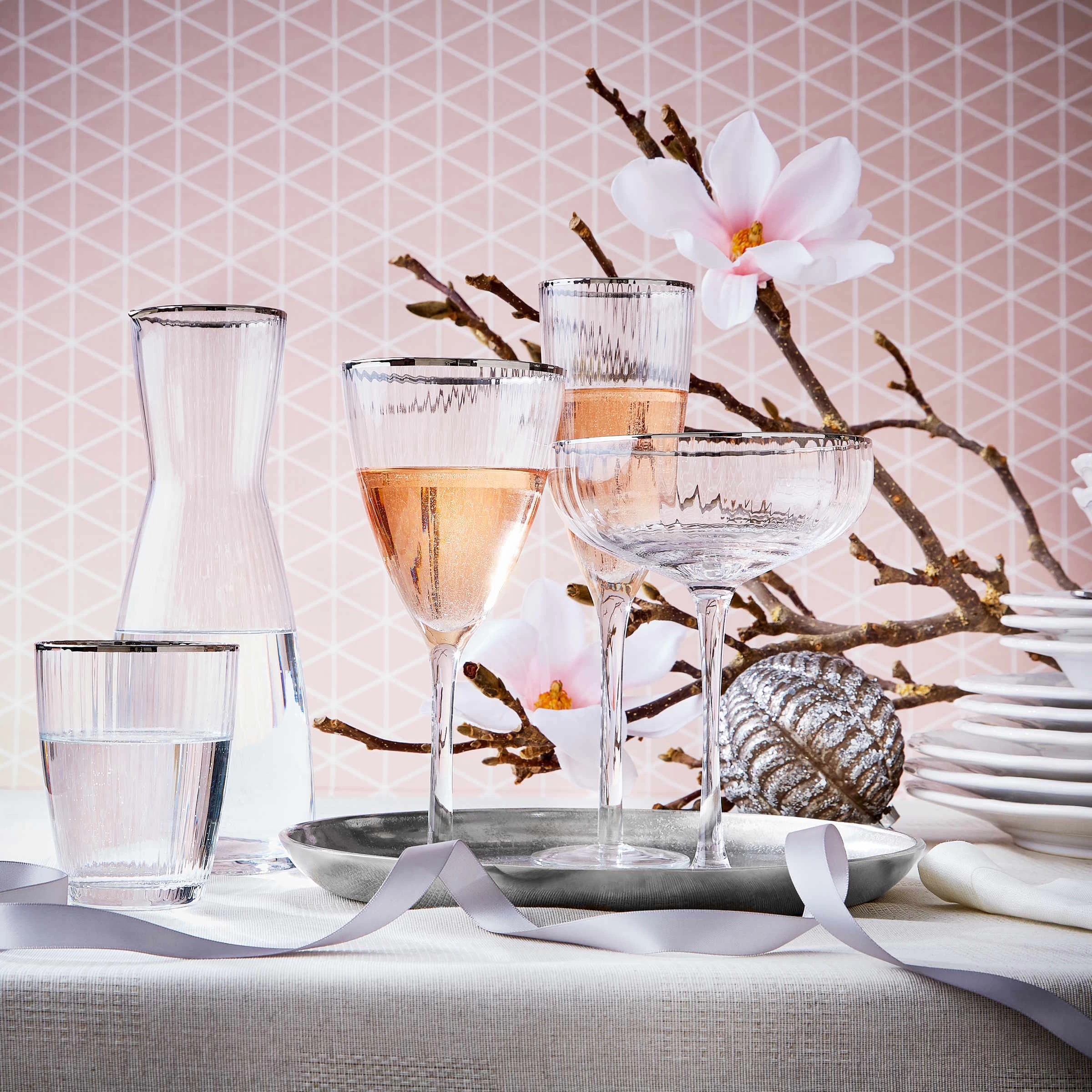 Deko-Teller Ø27cm BANQUET In Silber – Bild 6