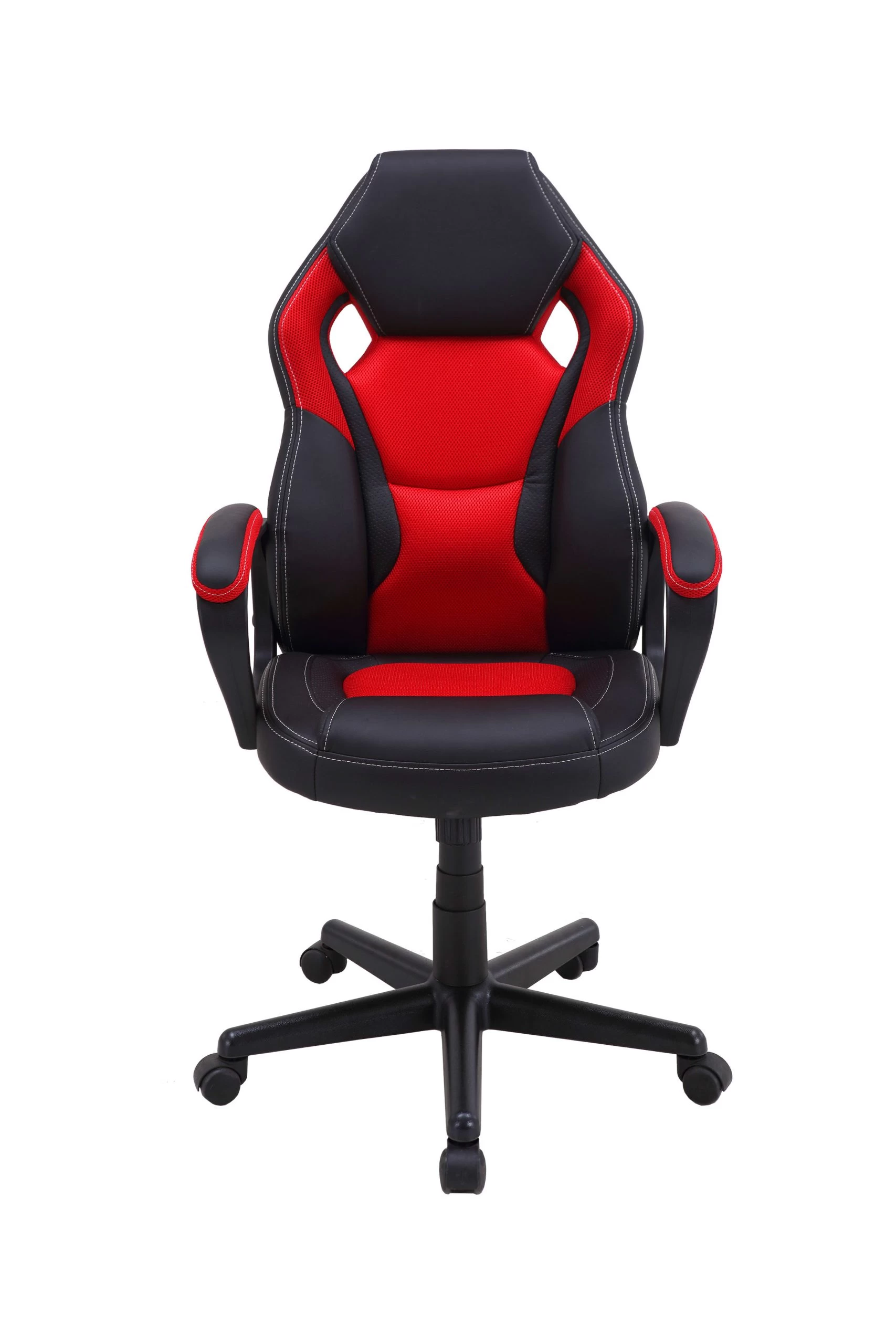 Bürostuhl Matteo In Schwarz / Rot - 60 (B) X 65 (L) X 103-113 (H) Cm – Bild 5