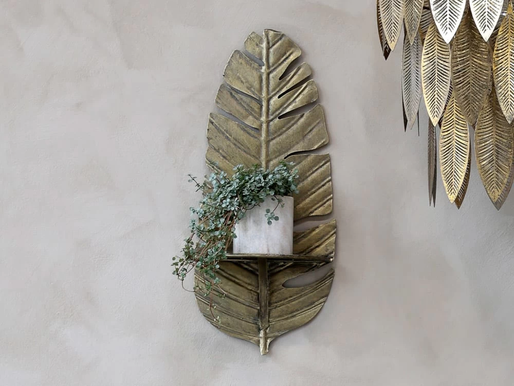 Regal FEDER Metall Gold 56 Cm – Bild 2