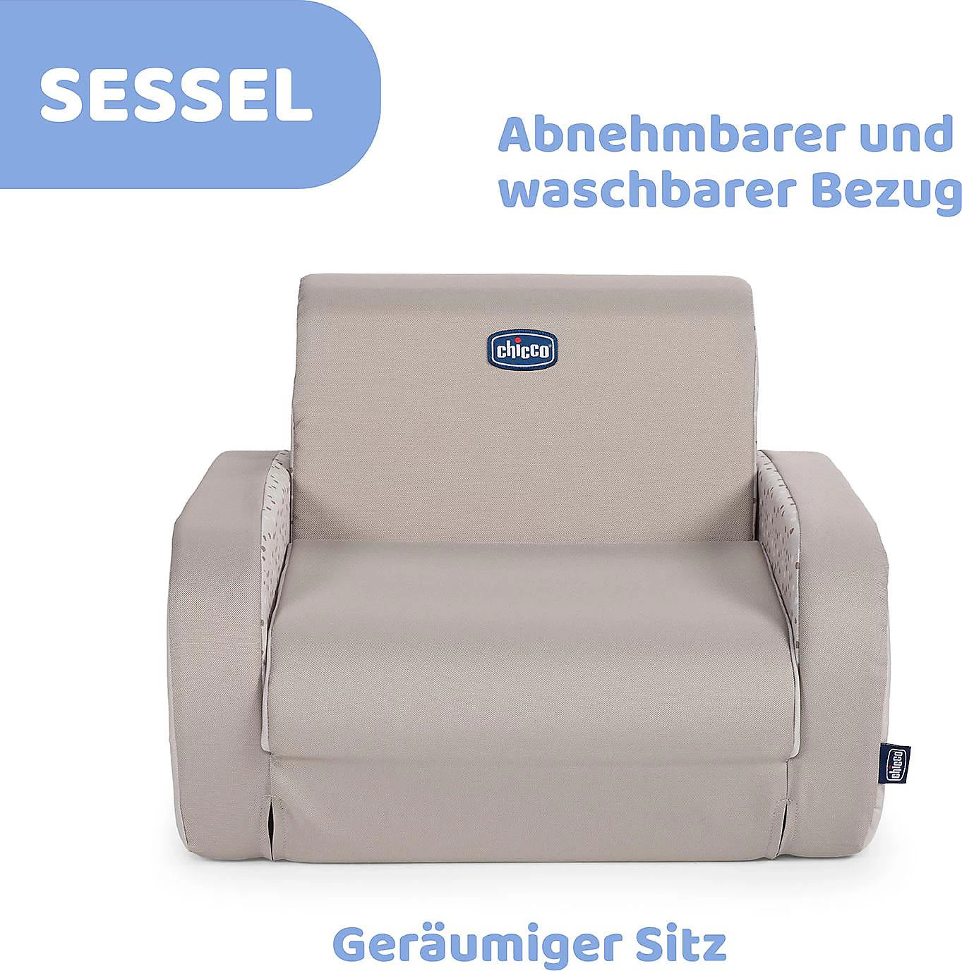 CHICCO Kindersessel Twist - Multifunktional, Grau – Bild 6