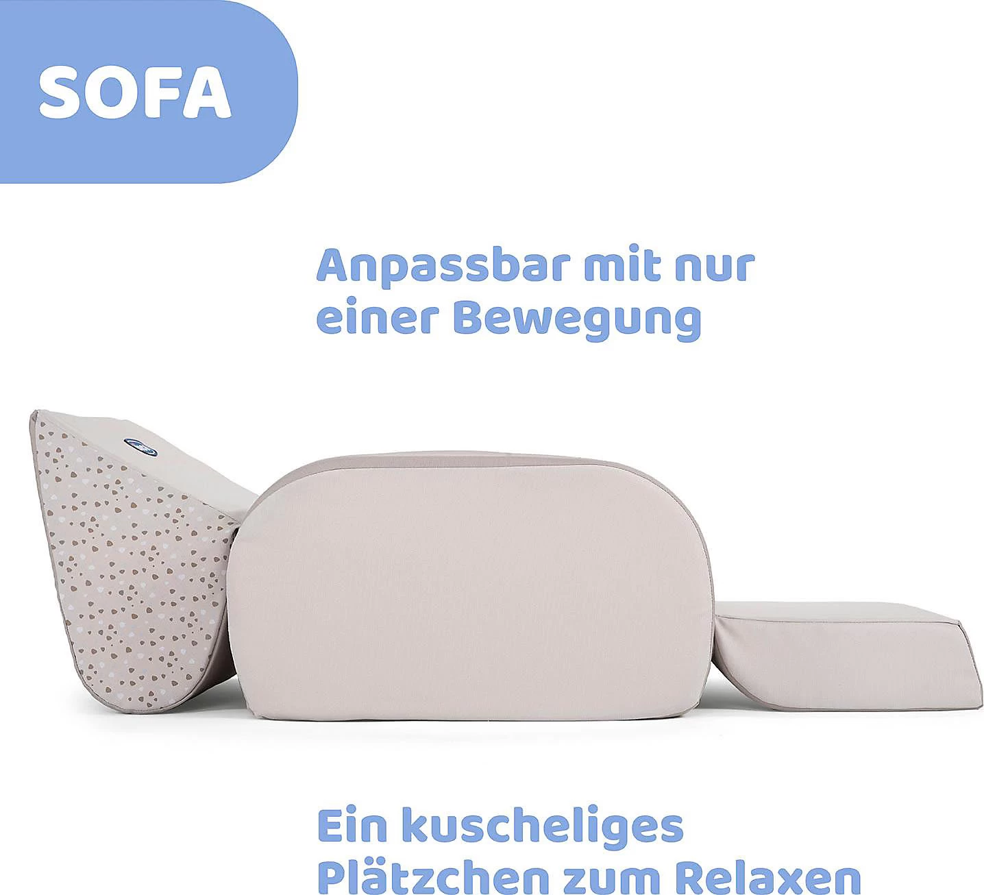 CHICCO Kindersessel Twist - Multifunktional, Grau – Bild 8