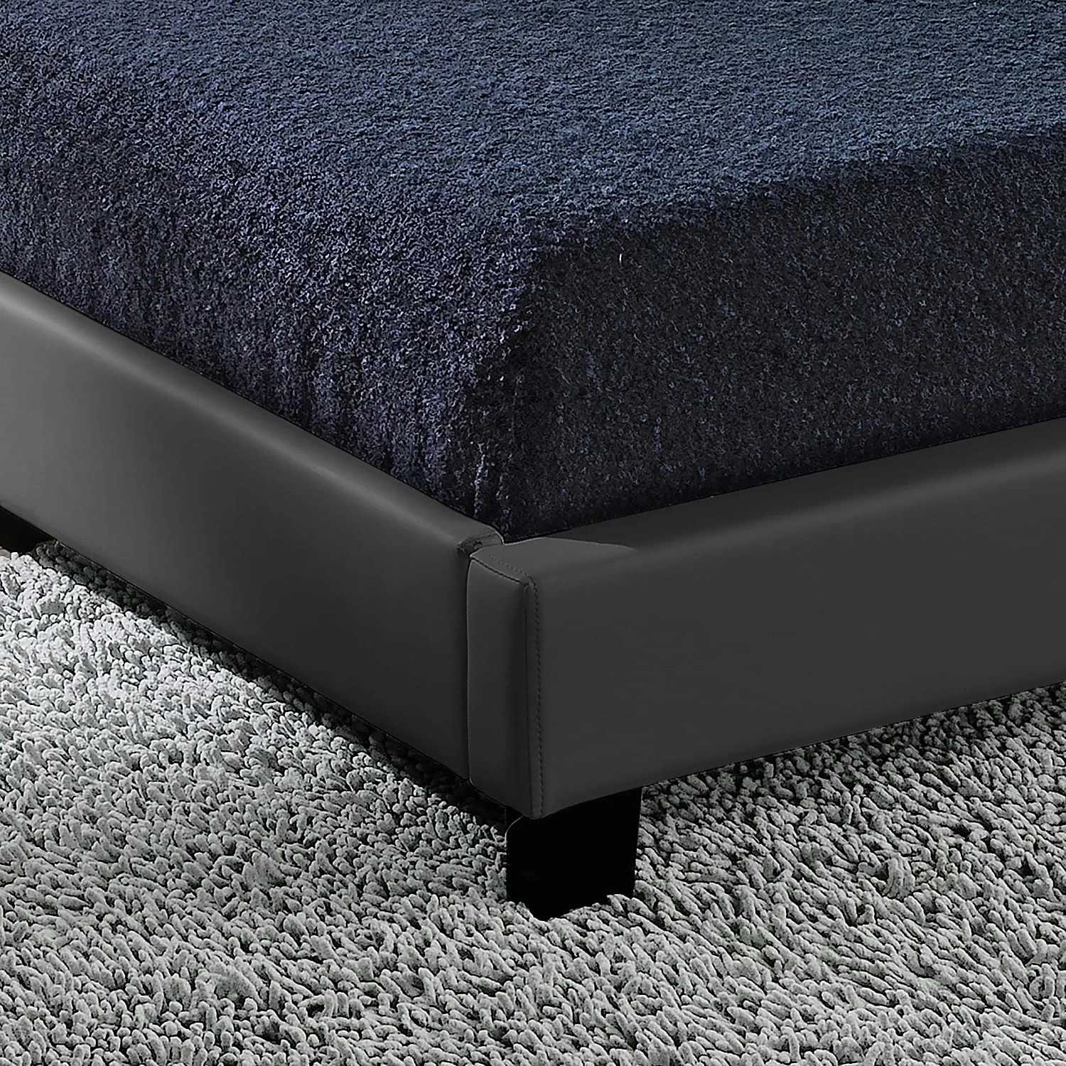 Polsterbett Paris Kunstleder Mit LED In Grau (B)140cm – Bild 5