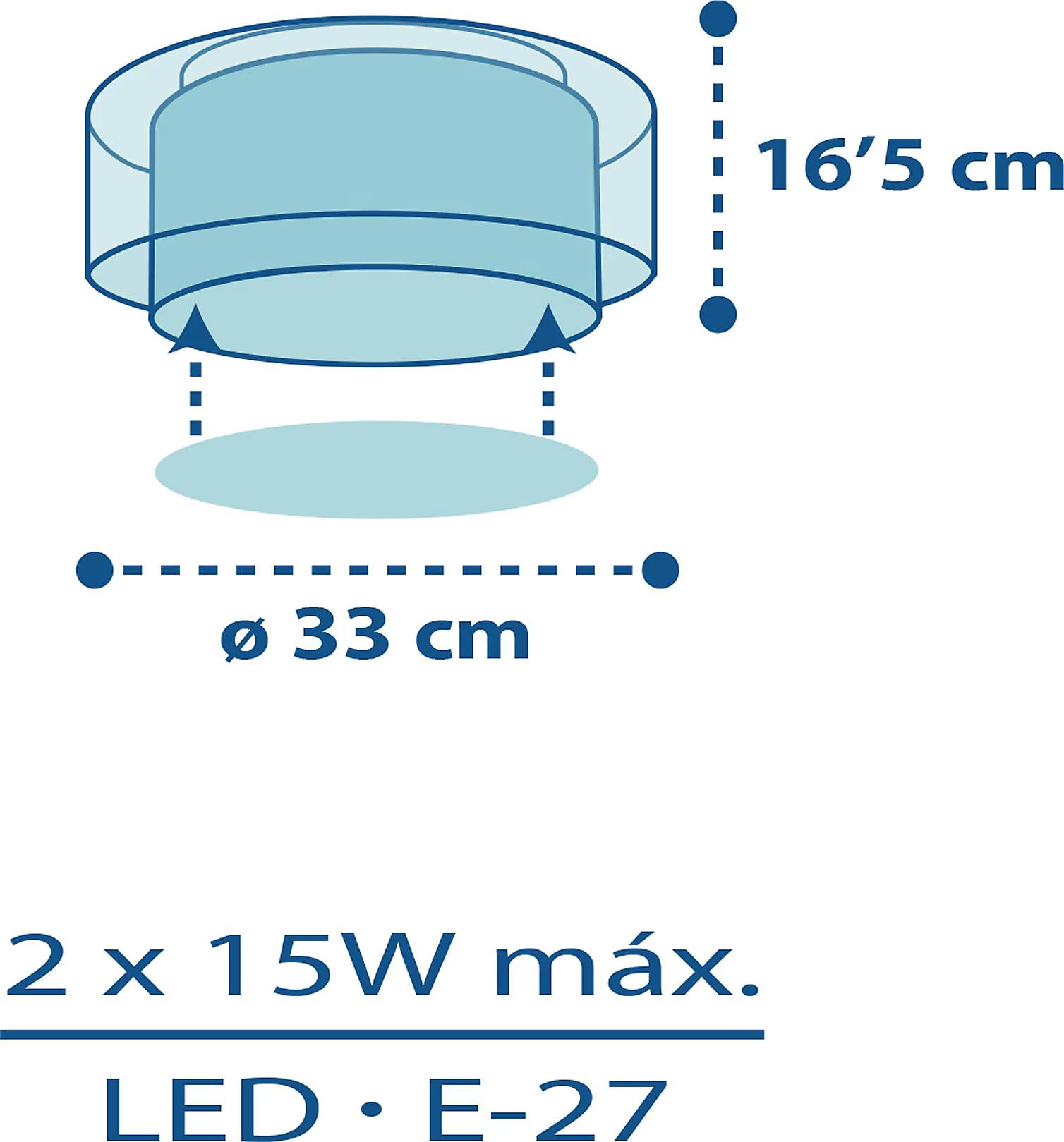Deckenleuchte Police – Bild 6