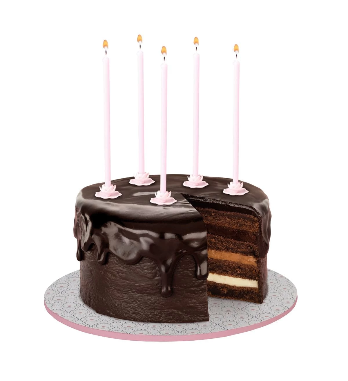 Dr. Oetker 24 Kerzen Inkl. 12 Halter, Ø 0,5x12,5 Cm – Bild 4