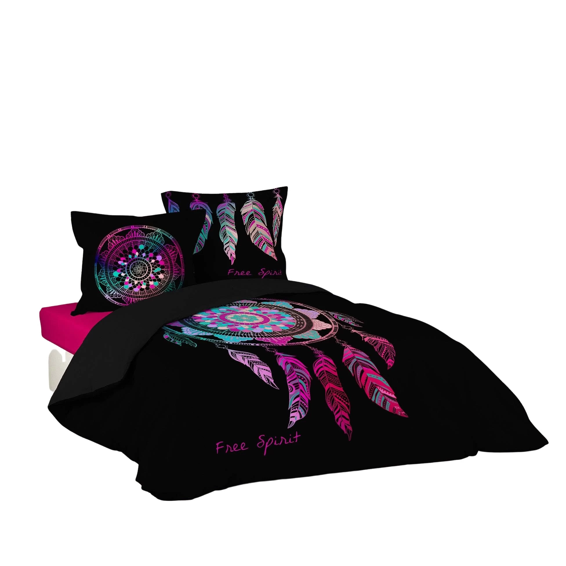 Bettwäsche-Set In Schwarz – Bild 2