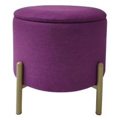 Sitzhocker Mit Stauraum In Beere