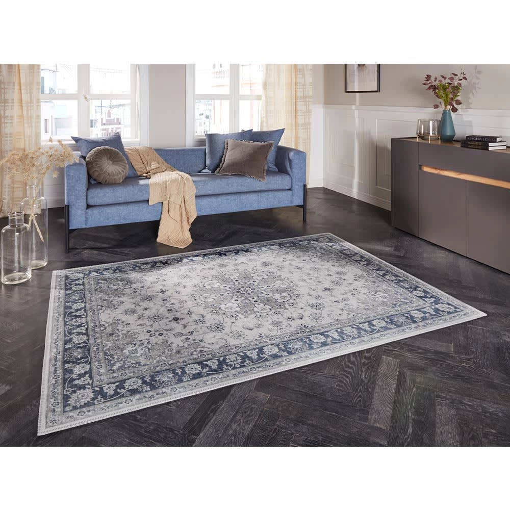 Kurzflor Teppich Nain Saphirblau – Bild 5