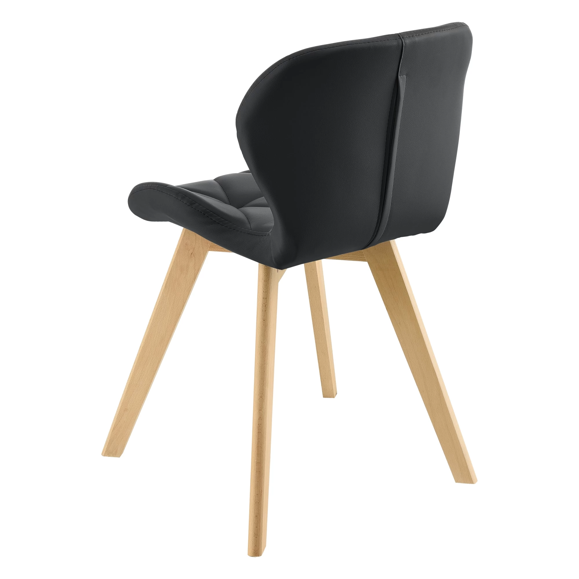 2er-Set Esszimmerstuhl Älmhult In Schwarz (H)81cm (B)57cm (T)49cm – Bild 5