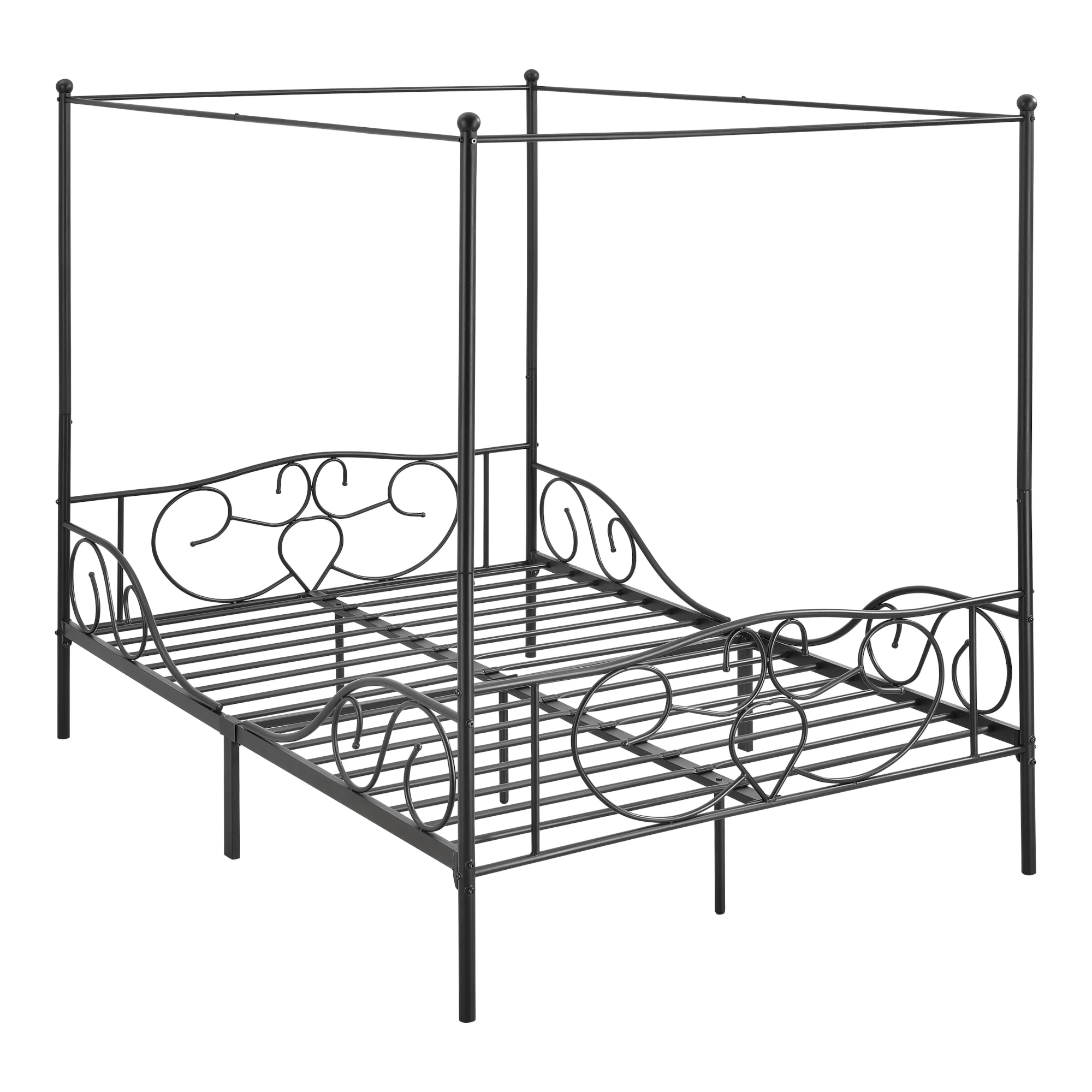 Himmelbett Finström In Schwarz (B)140cm – Bild 2