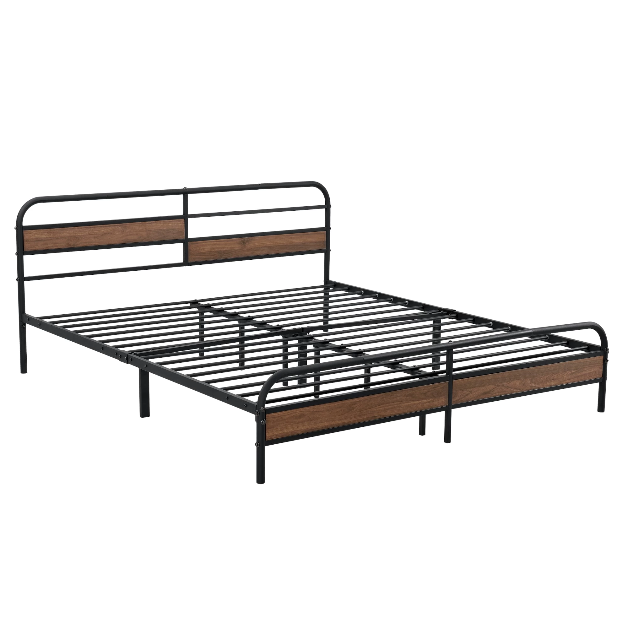 Metallbett Aarau In Braun Schwarz (B)180cm – Bild 2