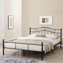 Metallbett Florenz In Schwarz (B)160cm