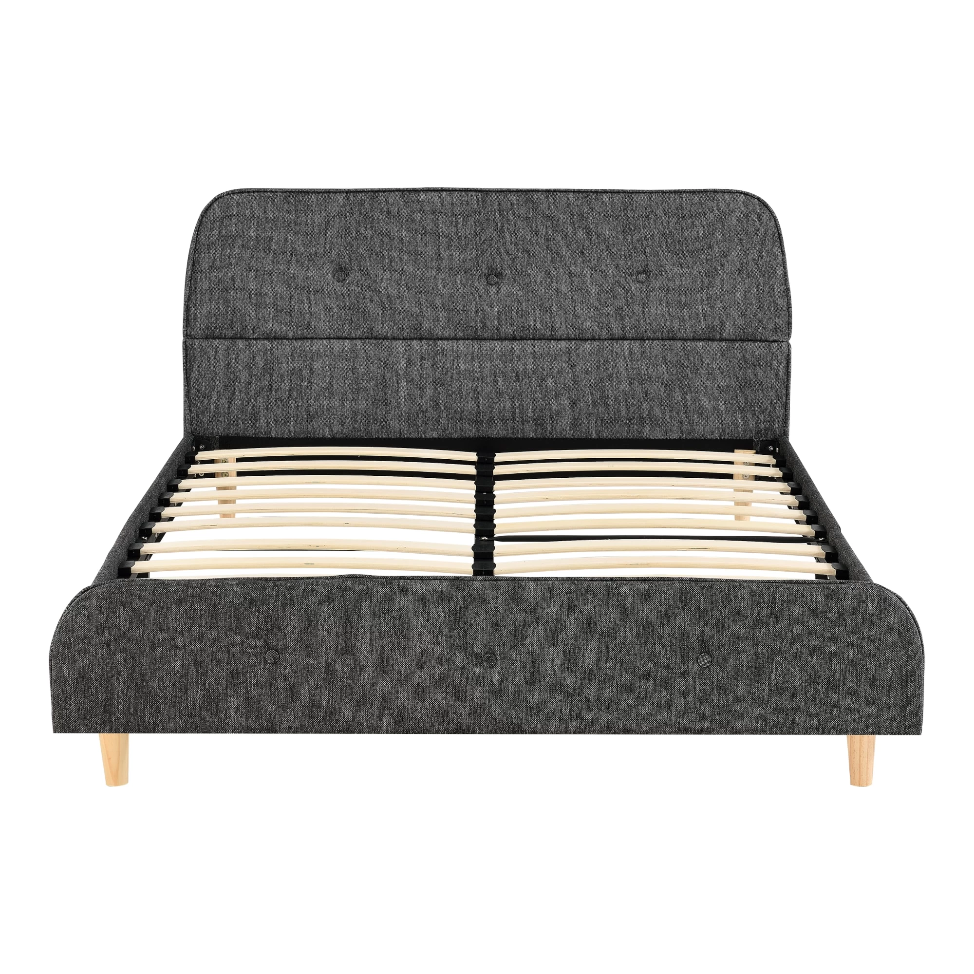 Polsterbett Silkeborg + Matratze In Grau (B)140cm – Bild 4