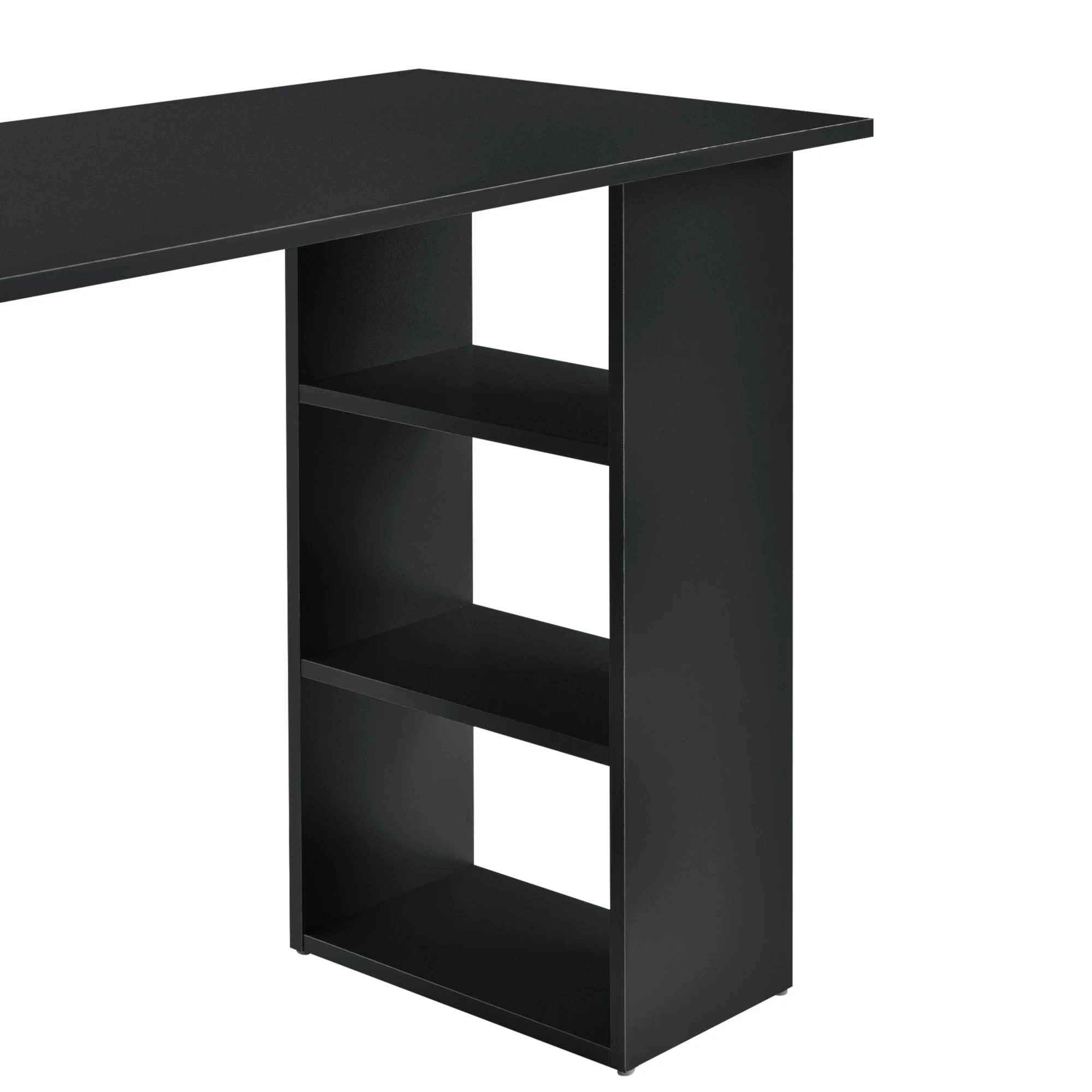 Schreibtisch Lemberg In Schwarz (H)72cm (B)120cm (T)49cm – Bild 7