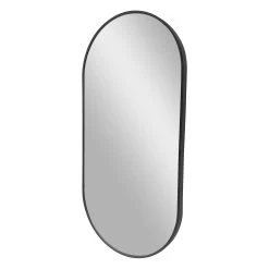 Wandspiegel Corato In Schwarz (H)80cm (B)40cm (T)2.8cm