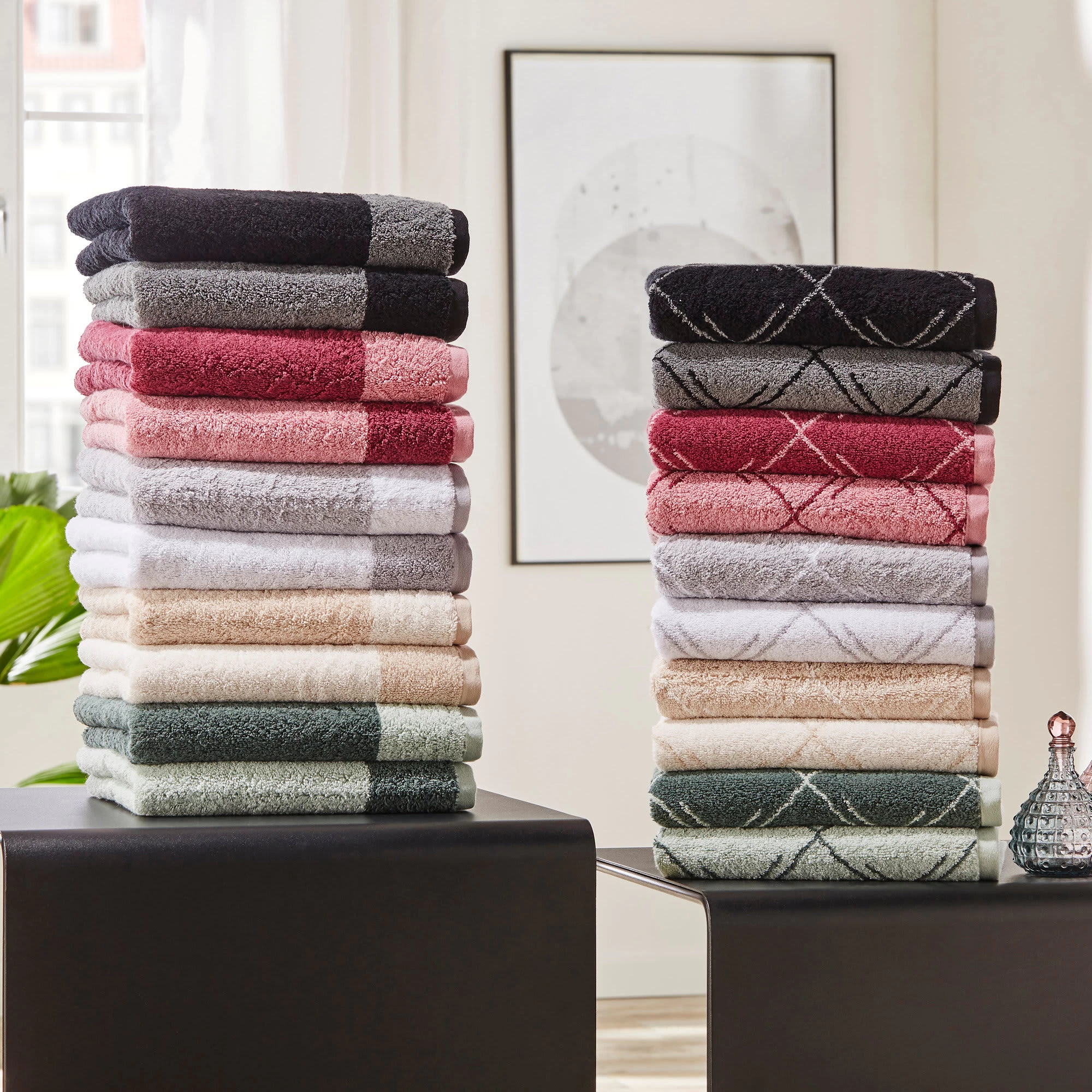 Duschtuch 2er-Pack Nagold In Jade-oliv – Bild 5