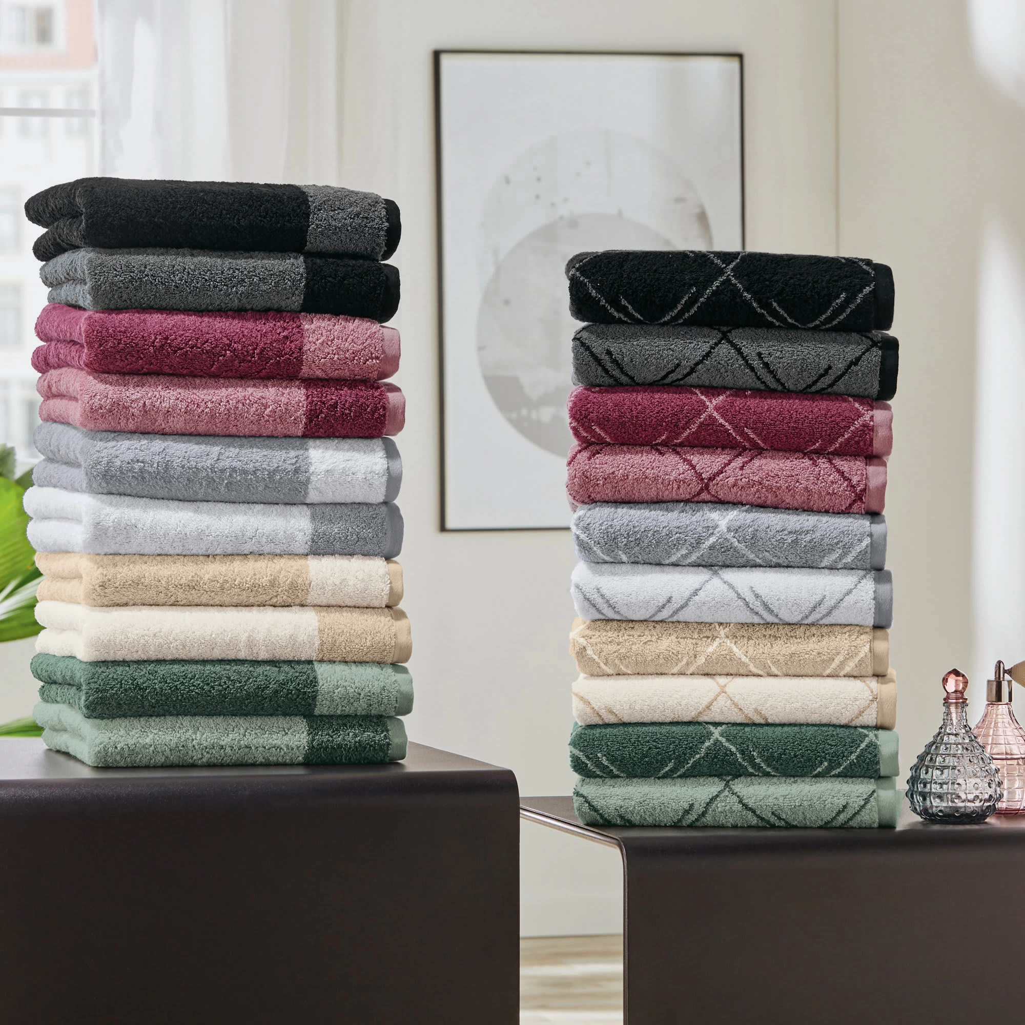 Duschtuch 2er-Pack Nagold In Jade-oliv – Bild 6