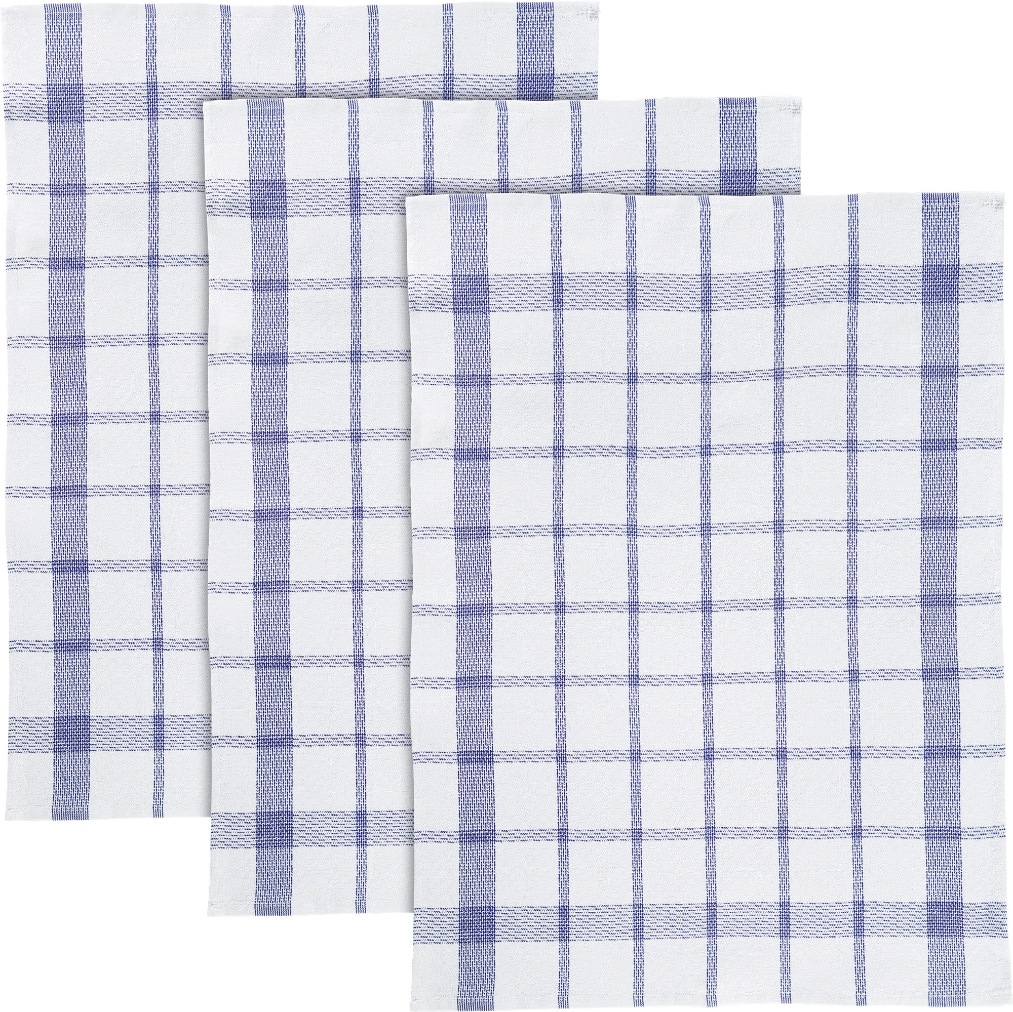 Geschirrtuch 3er-Pack In Weiß-blau