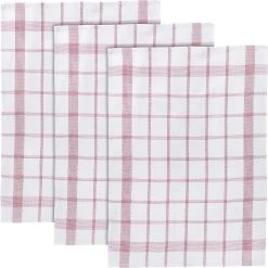 Geschirrtuch 3er-Pack In Weiß-rot