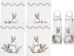 Küchenset 6-tlg. In Blau/rosa