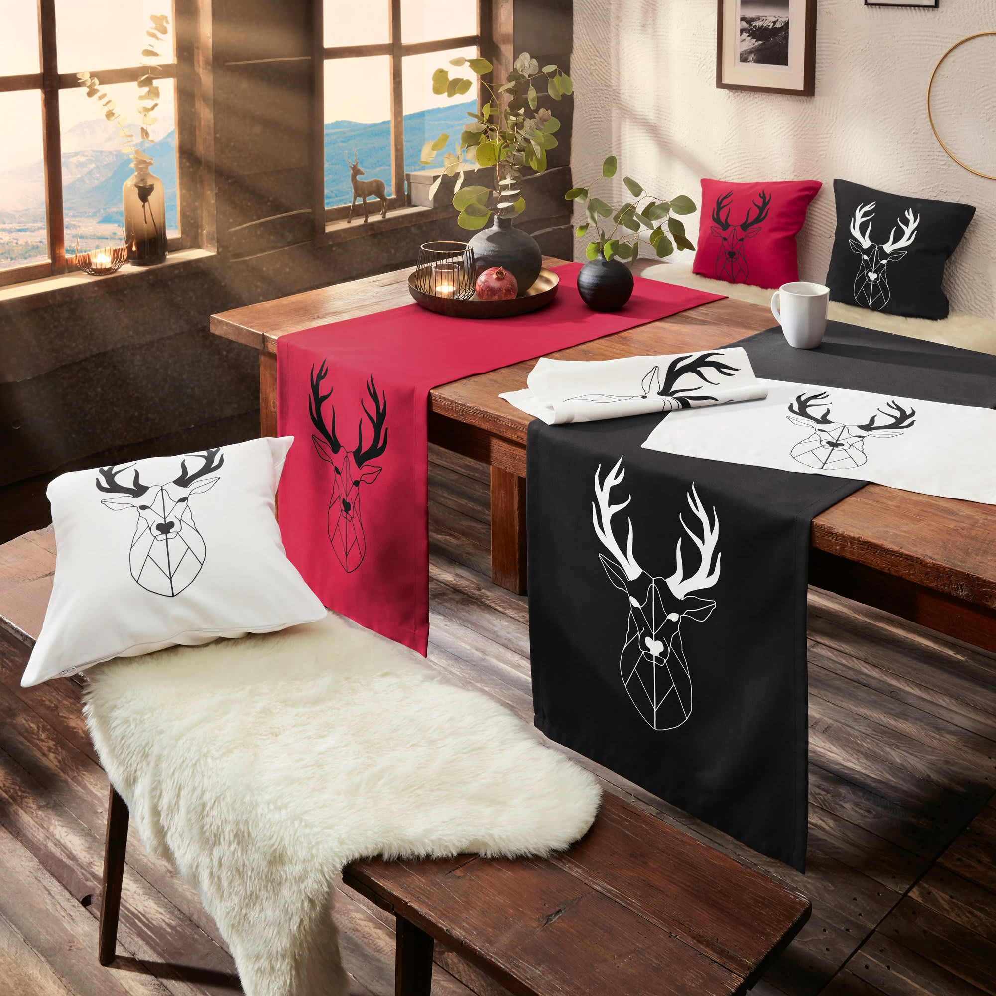 Tischläufer In Creme – Bild 2