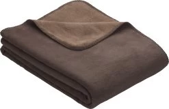 Wohndecke In Espresso/hellbraun