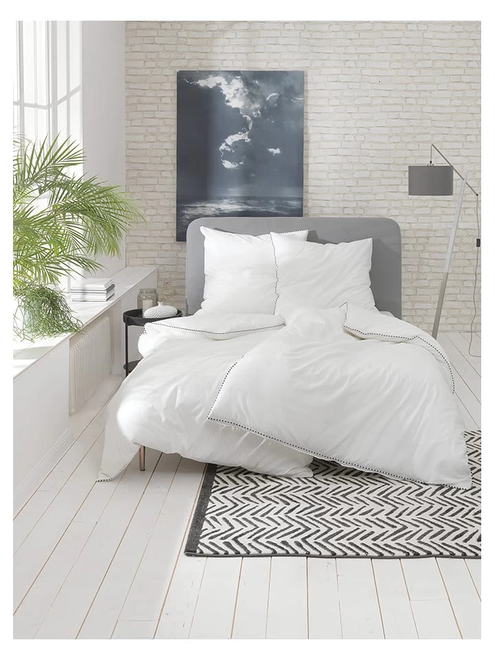 Renforcé-Bettwäsche-Set "Scatter" In Weiß – Bild 2
