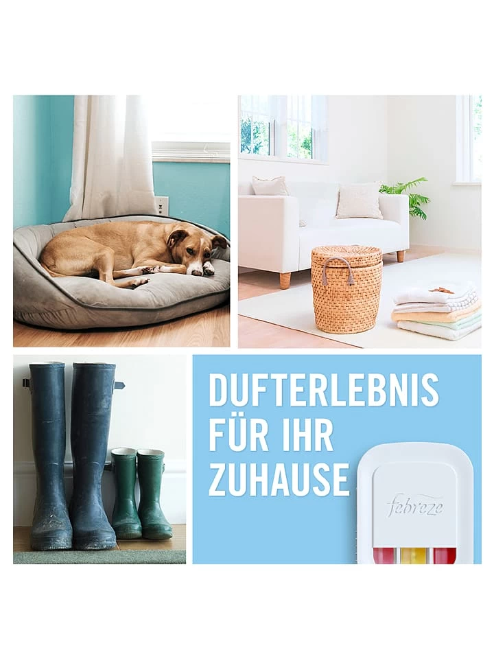 3er-Set: Raumduft-Nachfüller "Febreze 3Volution - Zero% Aqua", Je 20 Ml – Bild 3